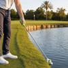 Locking Clip Golf Ball Retriever Double Ring Head Golf Ball Grabber  Practice Use