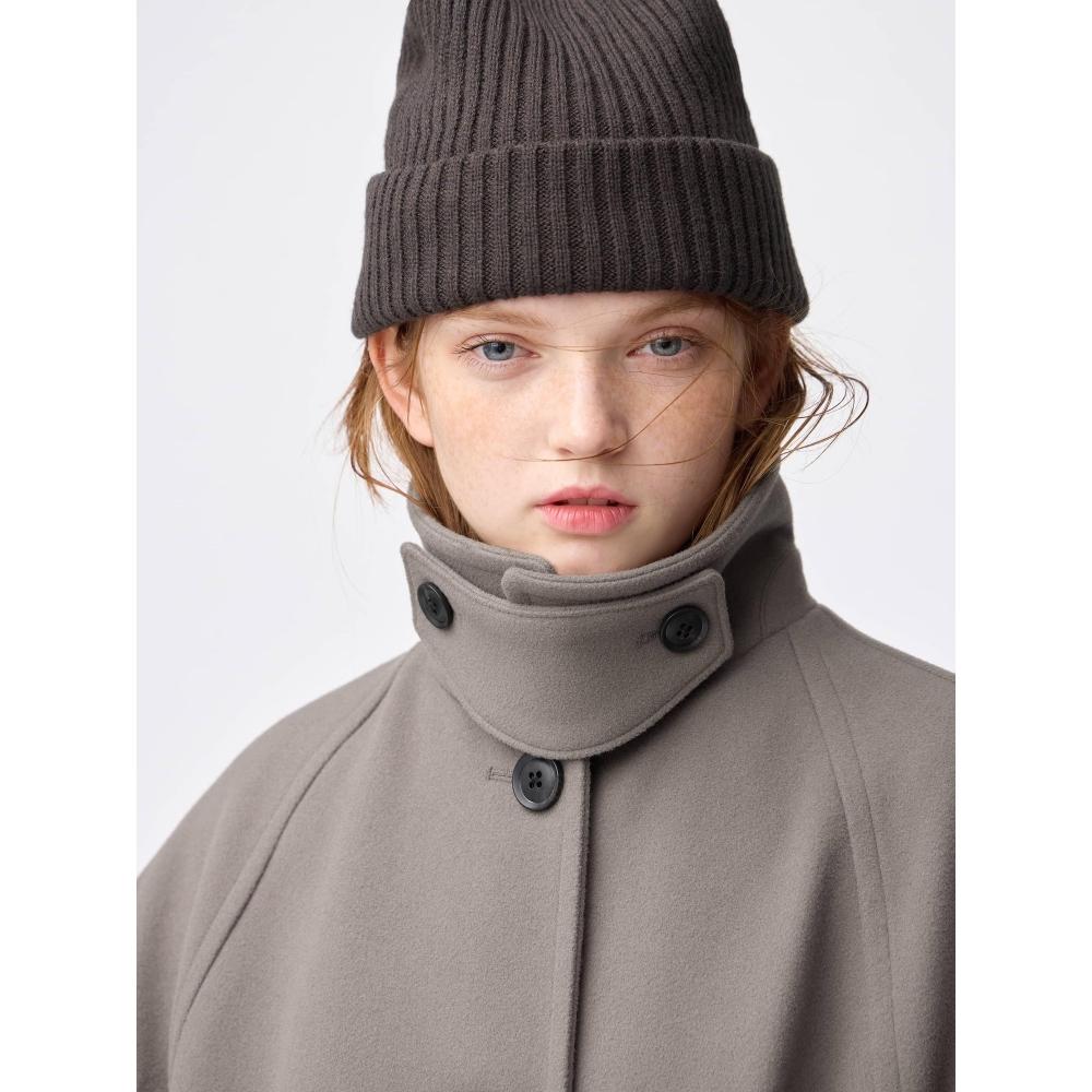 GU by Uniqlo Cozy Melton Balmacaan Coat  Standard Length 108.0 115.0cm 