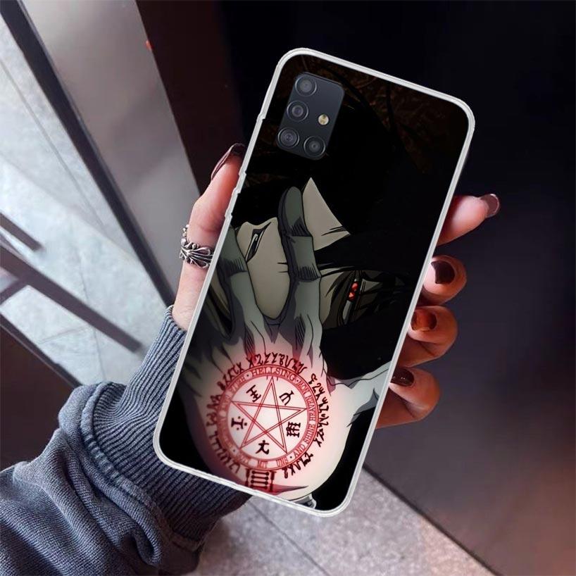 F-Fullmetal Alchemist Anime Phone Case For Samsung Galaxy A12 A52S A42 A32 A22 A51 A50 Note 20 Ultra 10 S10 Plus A71 A70 A31 A30