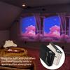 Projection Lamp Party Festival Wall Projector Light with Sheets Household Battery Operated Reusable Lighting Photo