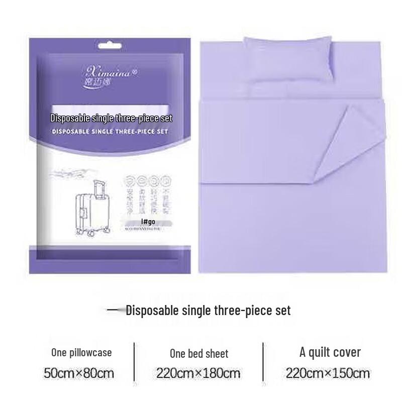 Ximaina Disposable Travel Bedding Set
