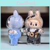 Transparent Labubu Protective Shell Macaron Stand Dustproof Cover For Dolls And Accessories