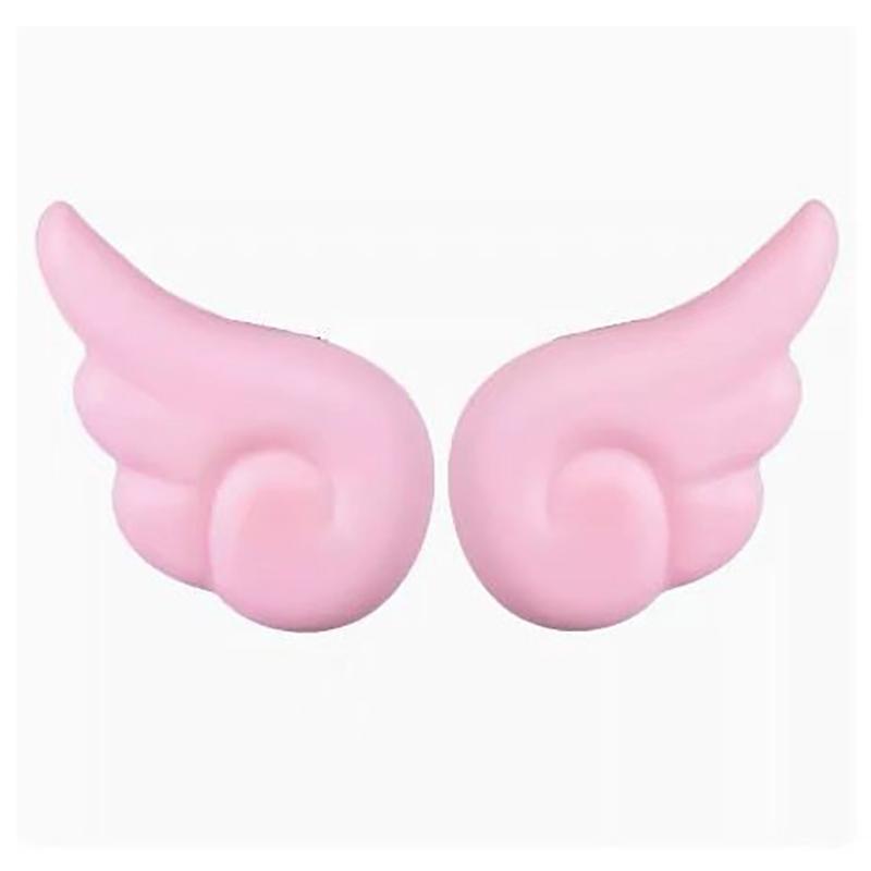 1 Pair Cartoon Girl Gift Shoes Buckle Diy 3D Hole Shoe Accessories Lovely Angel Wings Hole Shoe Charms Decoration