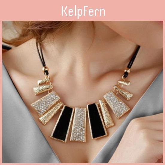 Hollow Luxury Womens Out Fashion Geometric Pendant Charm Drop Necklace