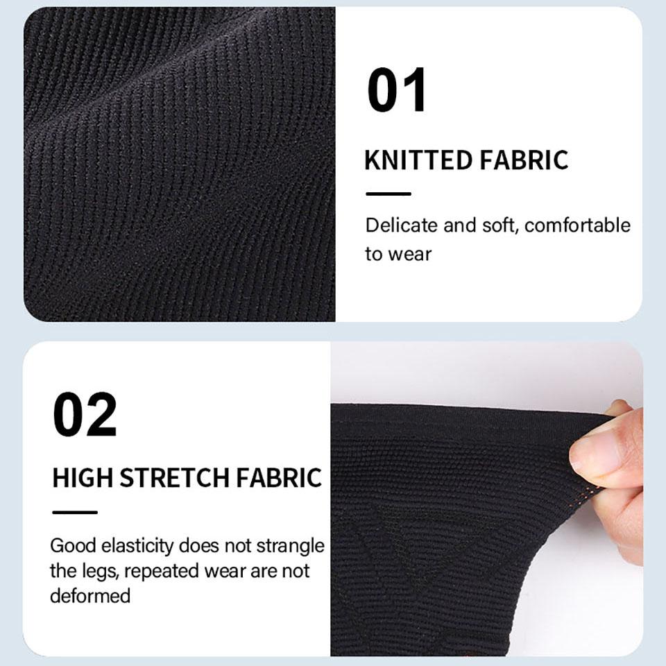 1Pcs 3D Woven Knee Pads Breathable Elastic Anti-Slip for Hiking Cycling Running Basketball Sports