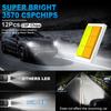 2 Τεμάχια Δύο Χρωμάτων Λάμπες Ομίχλης Αυτοκινήτου H8 H11 LED 40W 20000Lm 9005 HB3 Switchback Φωτεινό DRL Λάμπα Turbo Plug&Play 6000K Λευκό 3000K Κίτρινο