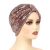 Headwear Hijab Hat Ramadan Muslim Muslim Sequin Hijab Scarf Elegant Turban Cap  Women