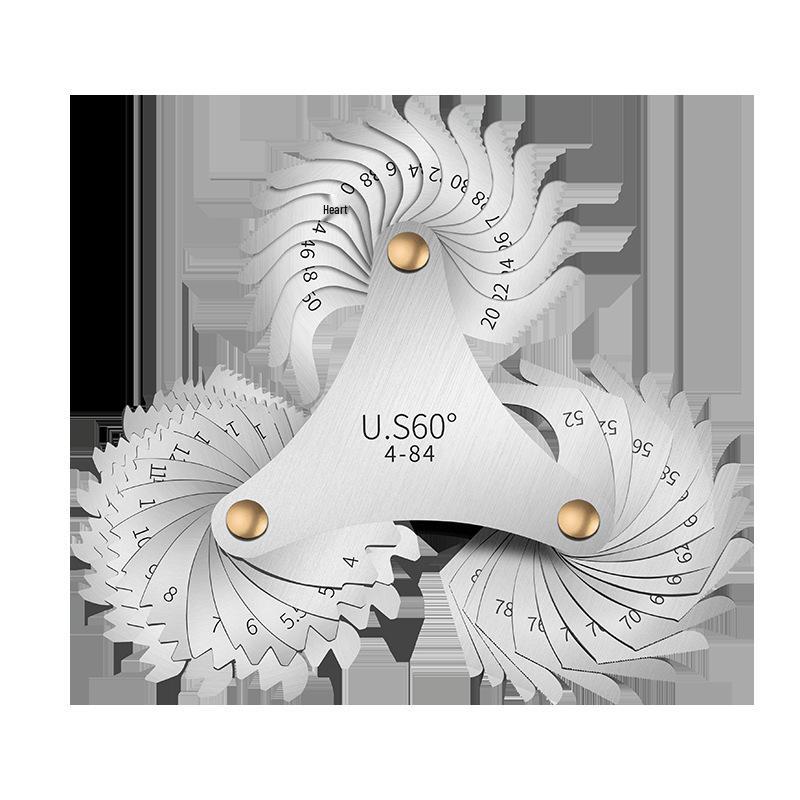 Tiangong Thread Gauge: Metric, Inch, US Standard Tap & Pitch Measuring Tool.