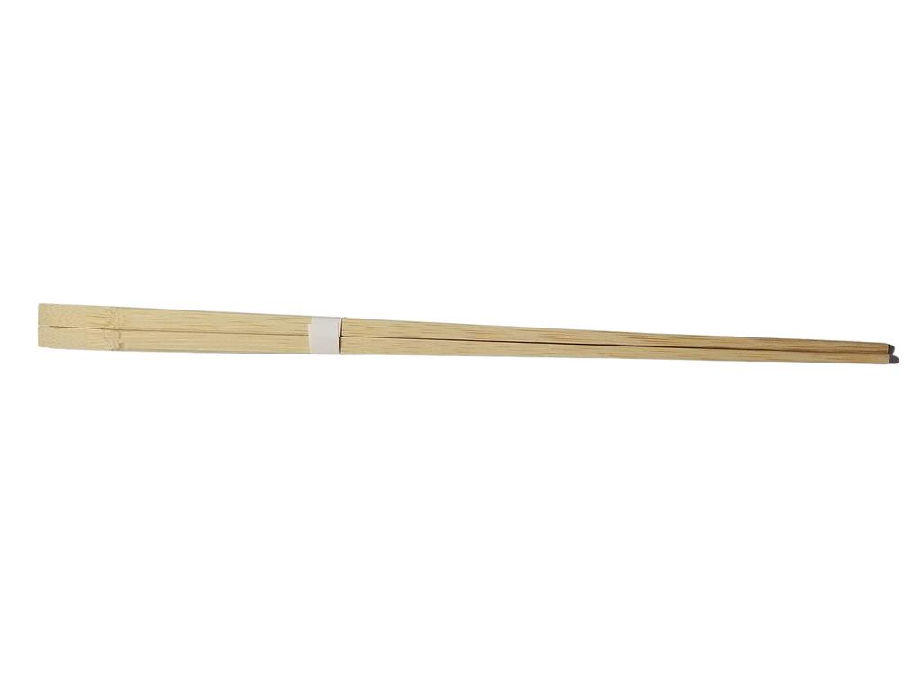 Kikusui Japanese Vegetable Chopsticks (Unpainted, Four-Sided Beveled, 33cm)