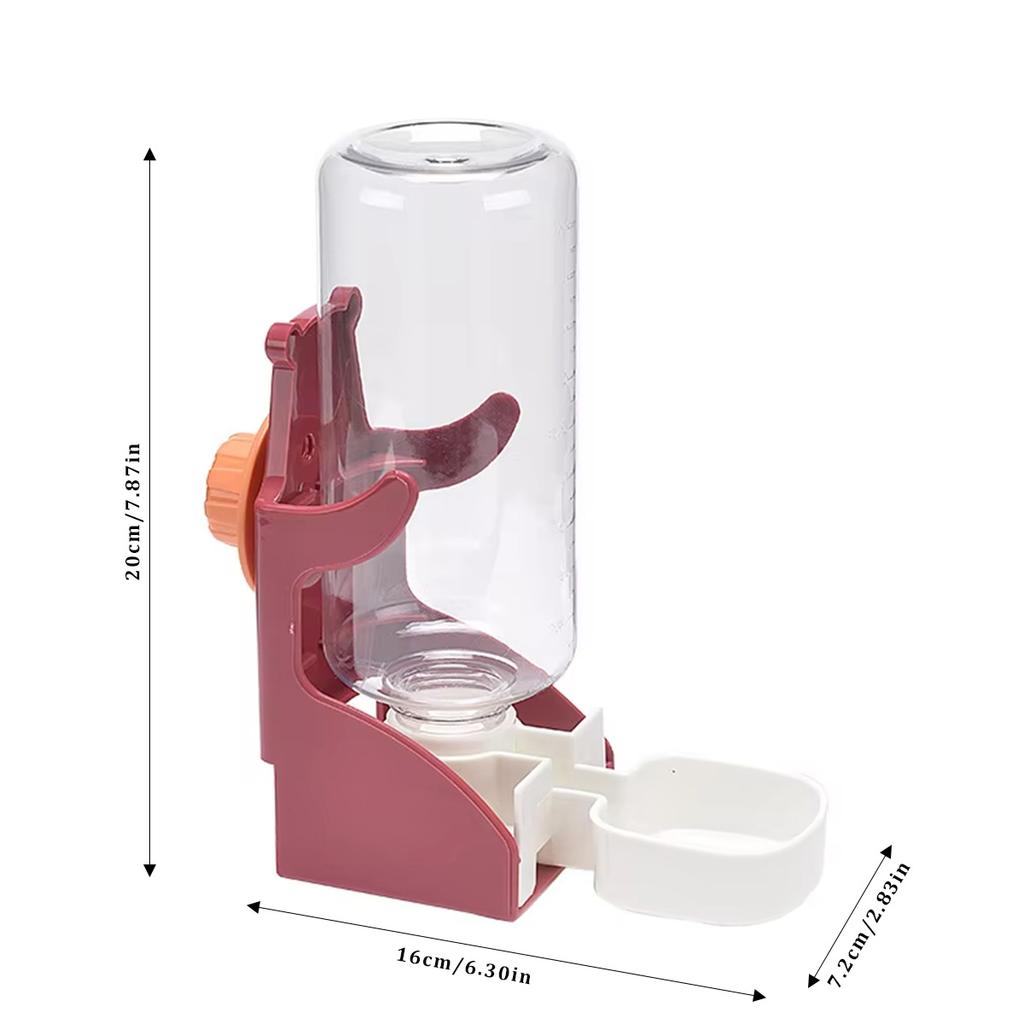 Hanging Pet Drinker Automatic Water Dispenser For Small Animal Pet Adjustment Pet Water Bottle For Parrots Birds Rabbits Cat Dog