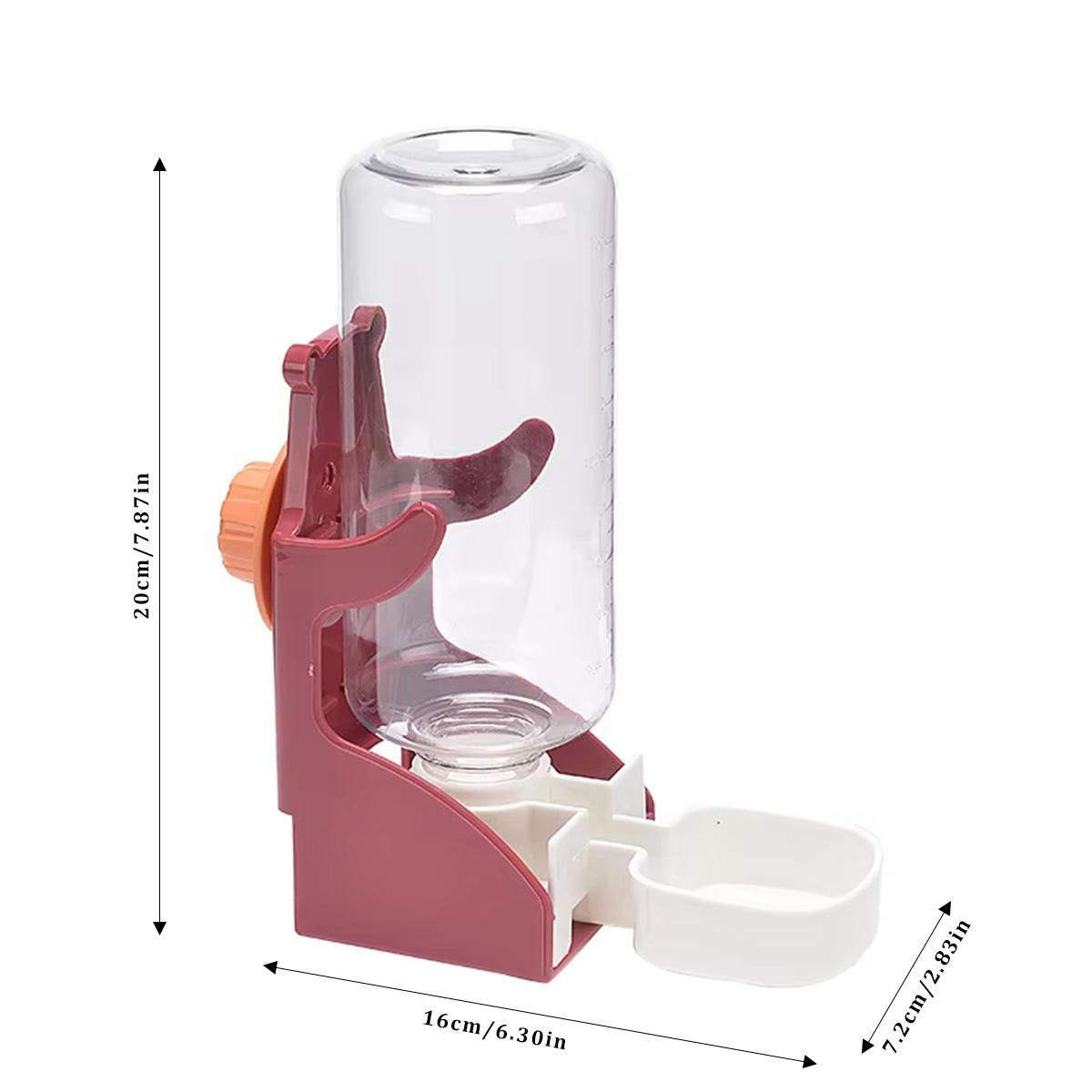 

Hanging Pet Drinker Automatic Water Dispenser For Small Animal Pet Adjustment Pet Water Bottle For Parrots Birds Rabbits Cat Dog красный