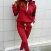 Women Long Sleeve Pullover Hoodie and Jogger Pants Set 2 Piece Outfits Casual Tracksuit Lounge Wear Fall Sweatshirts