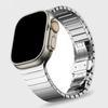 Magnetic Stainless Steel Band for Apple Watch 46mm 49mm 45mm 44mm Men Metal Link Bracelet for iWatch Series 10 9 8 7 6 5 Se Ultra 1 2