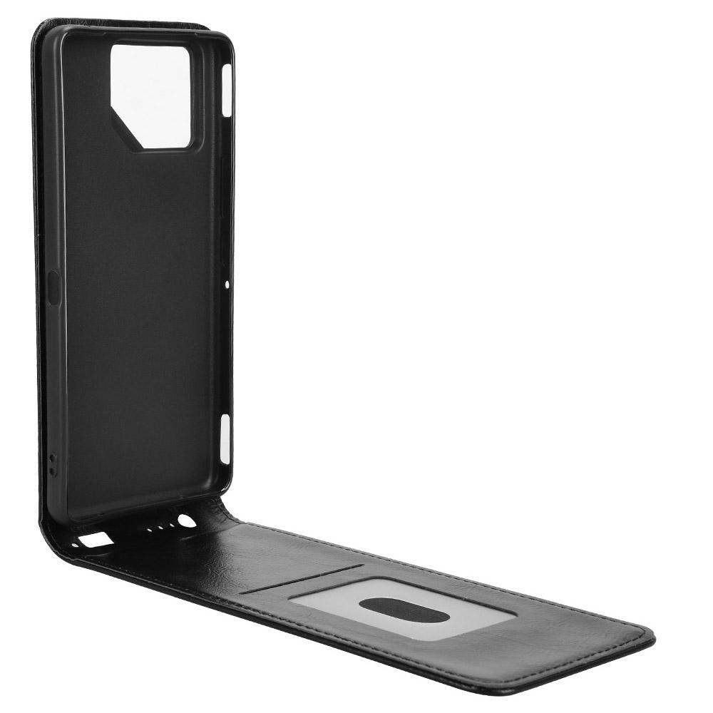 

For Asus ROG Phone 9 5G/ROG Phone 9 Pro 5G Case with Card Slot Magnetic Vertical Flip Leather Phone Cover Orange