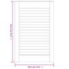 Vidaxl Drzwi Żaluzjowe Do Szafki, 4 Szt., Białe, 61,5X39,4 Cm, Sosnowe