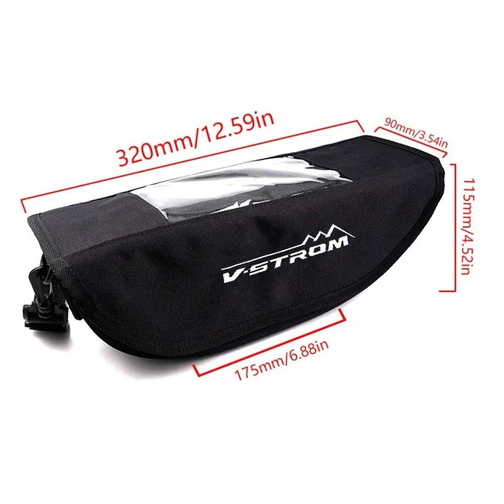 Motorcycle Handlebar Waterproof Storage Navigation Travel Bag For Suzuki  VStrom V-Strom 650 1000 1050 XT DL 650 DL1000