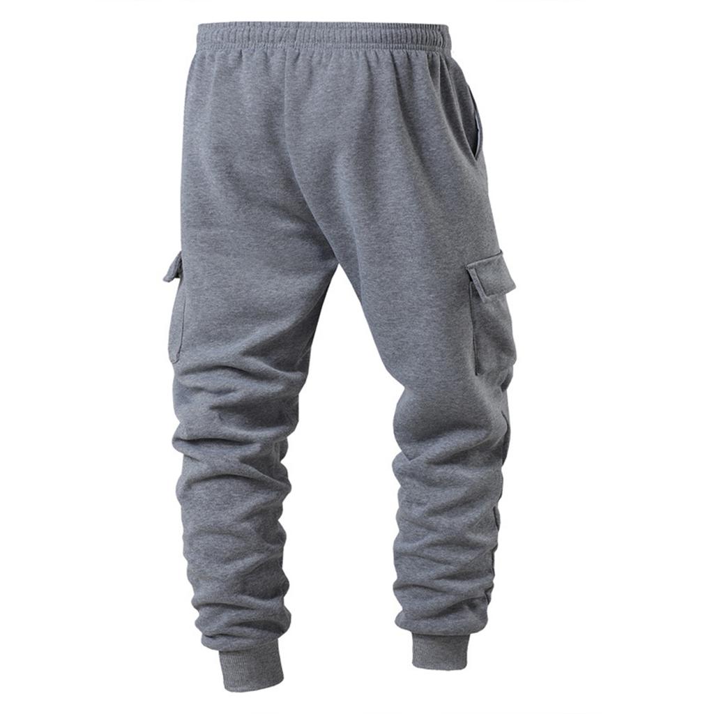 Men'S Sports Pants Running Pants Outdoor Pocket Work Pants Casual Pants