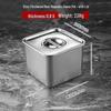 Shengjia Stainless Steel Square Commercial Condiment & Storage Pot