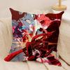 KKILL La KILLS Ryuko Matoi Cushion Cover Silky Short Plush Invisible Zipper Dustproof Sofa Pillow Case For Home Decor