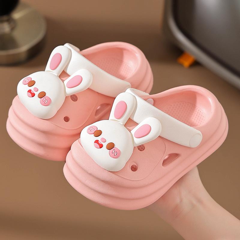 

Children s cute cartoon princess clogs for girls, summer indoor sandals for boys EVA Non-slip for babies and children 160Inner Length16cm розовый