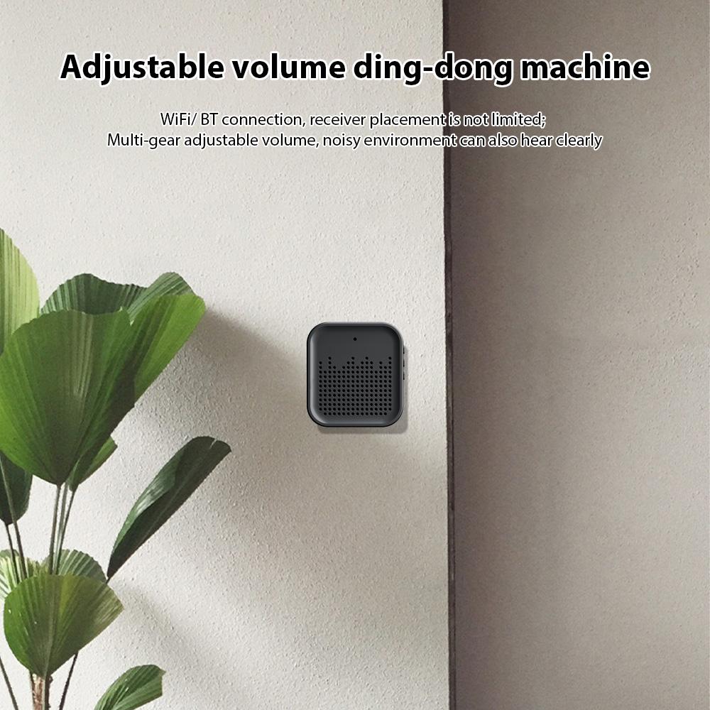 Inteligentny dzwonek do drzwi z kamerą i dzwonkiem na podczerwień, podgląd w nocy, 2,4 GHz, bezprzewodowa kamera wideo WiFi