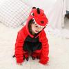 Cartoon Pinguin Red Dragon Pyjamas Langarm Kinder Warme Nachtwäsche Overalls Tier Kostüm Party kigurumi Mode Homewear