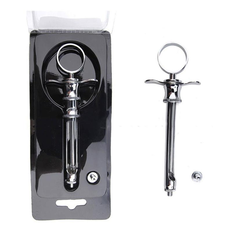 Stainless Steel Dental Aspirating Syringe Gun Hook-Headed Sharp Head Dentist Injector Surgical Instruments Tool Dental Supplies