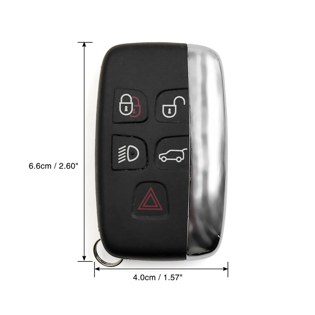 uxcell Key Case 5 Button Key KOBJTF10A Remote Case Shell