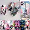 CJ57 France Paris Eiffel tower Case for Motorola E13 E15 E20 E22 E22I E22S E30 E32 E40 E7 E7I G Plus Power Play Stylus G22 G14