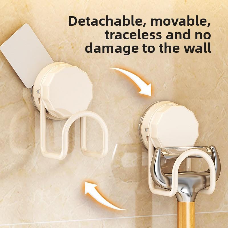 Kitchen Rack Wall-mounted Multi-functional Storage Suction Cup Hook Cutting Board Cutting Board Rack Household Free Installation Rack