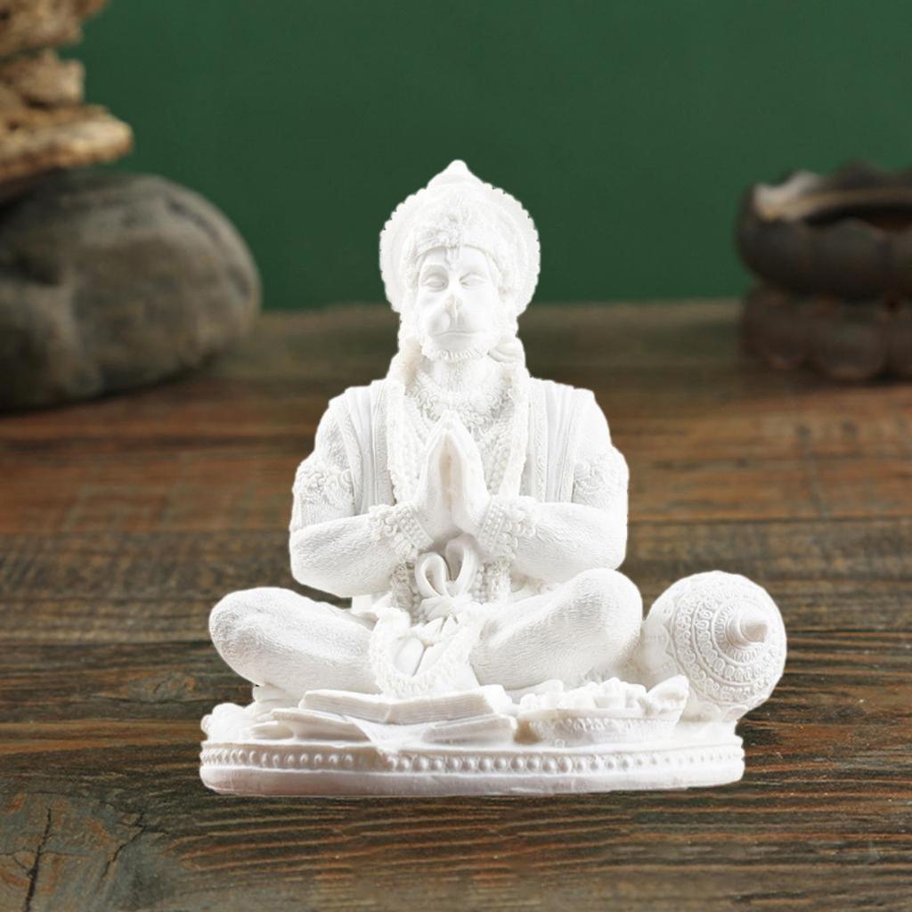 Hanuman Statue Indian Desk Decor Craft Southeast Asia Tabletop Collection Cabinet Shelf Decorative Fireplace Sculpture Ornament