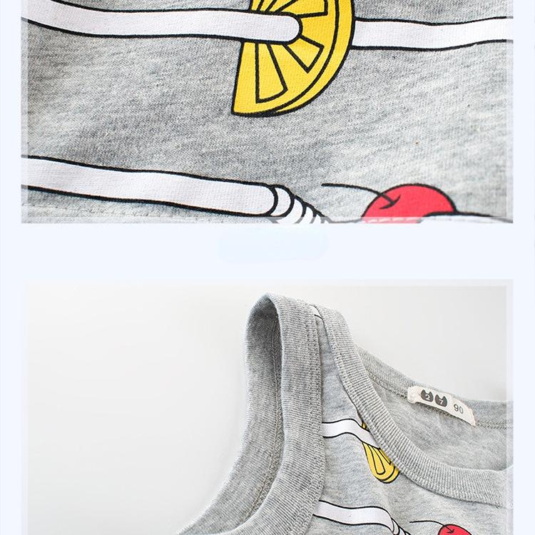 Kinderweste Camisole Jungenoberteil Baby Niedlich Kurzarm Sommerweste