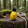 Wurfbeutel Edelstahl D-Ring Kletterausrüstung Abriebfeste Beschwerte Leinentasche für