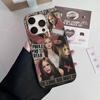Avril Ramona Lavigne Phone Case For IPhone 16 15 17 Pro 11 12 13 14 Pro Max Plus Soft Ripple Silicone Cover Shell