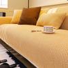 Retro Straight Edge Four-Season Universal Sofa Cushion  New One-Piece Light Luxury High-End Non-Slip Sofa Cushion