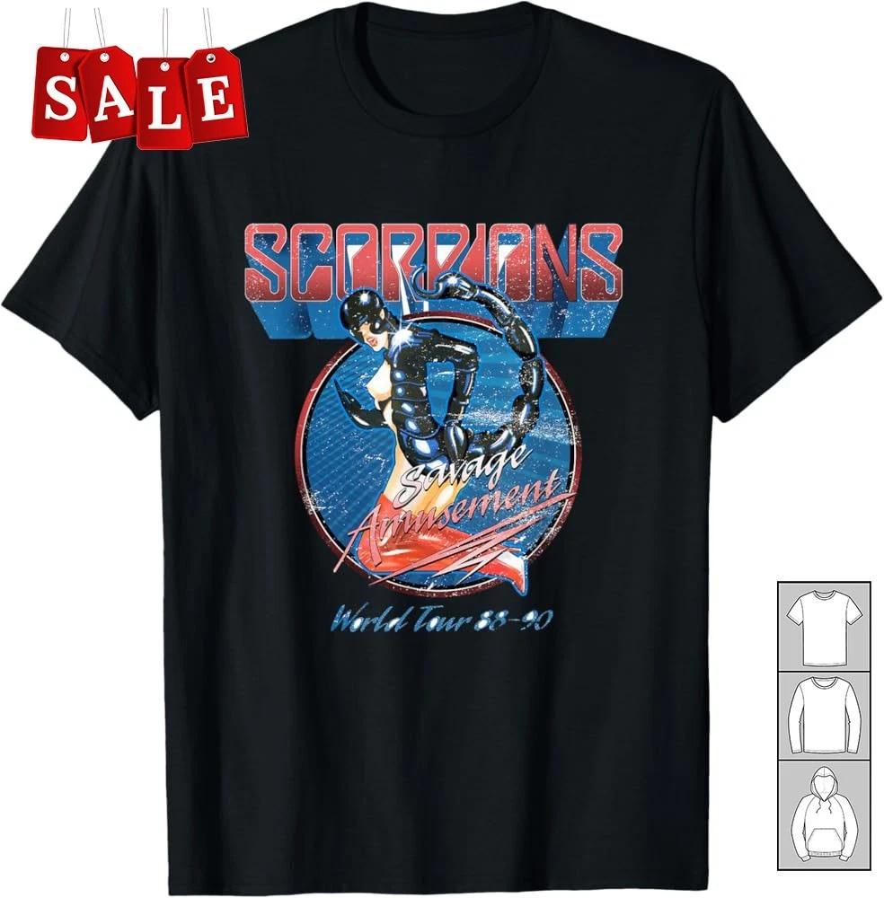 

Scorpions Savage Amusement World Christmas Gift Unisex S-5XL Shirt OS196 M