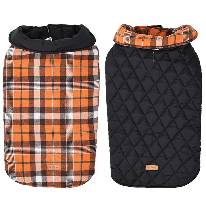 Wasserdichte Warme Hundejacke Große Rassen Winter Doppelseitig Modisch Haustierjacke In Blau Rosa Beige Orange