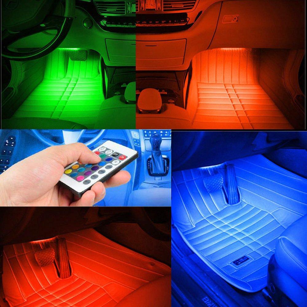 zmart Car RGB Floor Light 9 LEDs x 4 SMD