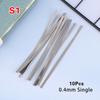 Dental Metal Polishing Sanding Strip Single/Double Side 0.4/0.6Mm Teeth Grinding Tool Surface Dentist Whitening Materials