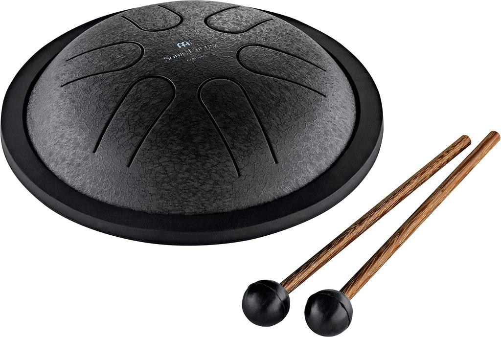 MEINL Sonic Energy Collection Tongue Drum, 5.5-inch, C Major, MSTD1BK, Black (Includes Bag and Rubber Mallet)