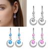 Drop Earrings Moon and Star Charm Earrings Girl Accessories Fashion Females Ear Jewelry Suitable for Party Daily Wear