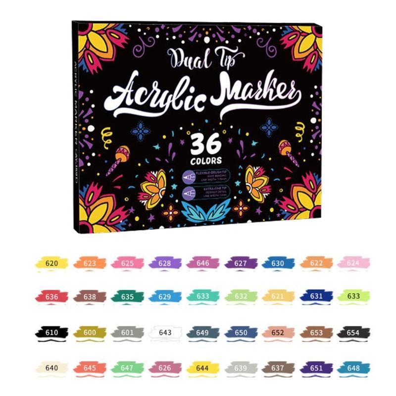 Professional Drawing Sketching Colored Art Markers with Safe Inks Smooth Writing Experience Gift Ready Bucket Packaging