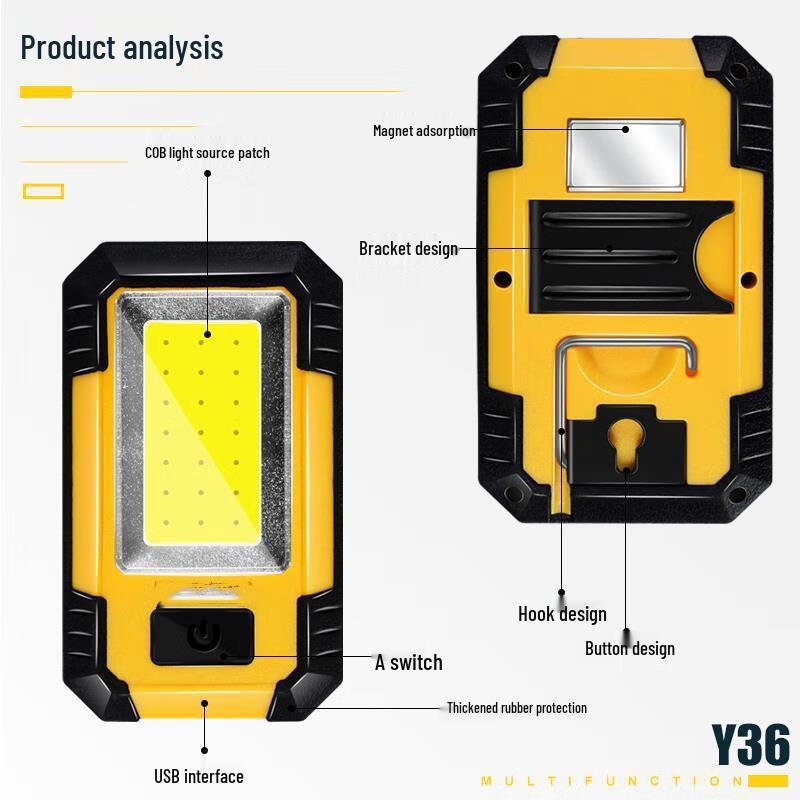 UOSU Rechargeable Magnetic LED Work Light