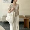 Floral Pattern Tote Bag With Soft Polyester Material For Daily Casual Use