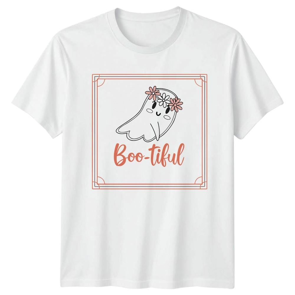 Bootiful Unisexs TShirt Cute Ghost Halloween Halloween Gift For Her S