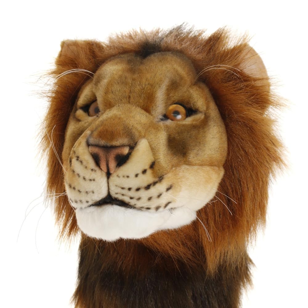 Funda para Cabeza Hansa Marrón HANSA Driver [Compatible con 460cc] Animal de Peluche León BH8188