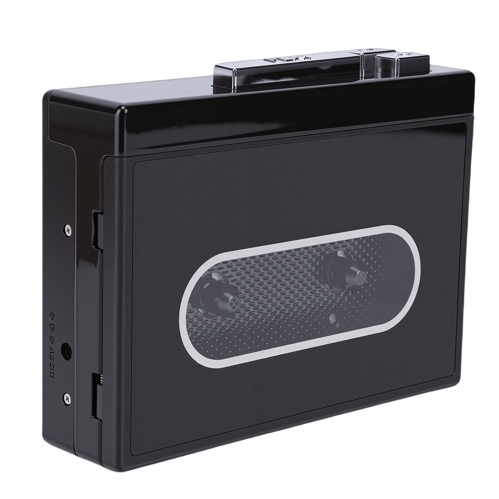 Cassette Tape Player Portable Cassette To MP3 Converter with 3.5mm     Supports USB Flash Drives and USB Card Reader for Homes Parks