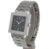 BVLGARI Quadlard Watches SQ29SSD blackDial Stainless Steel Quartz Analog display unisex Used