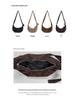 2025 Korean Suede Crescent Dumpling Shoulder Bag – Versatile, Solid Color Casual Crossbody