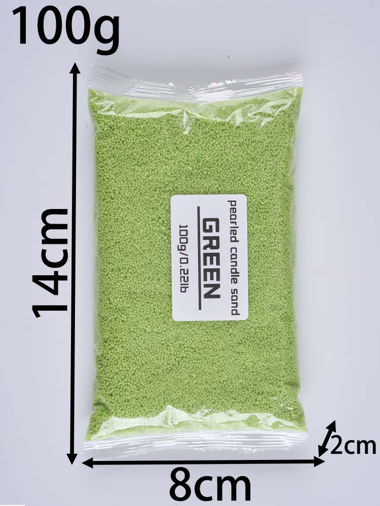 100 г Цветной песочный воск Воск Ледяной цветок Воск Жемчужный воск Материалы для изготовления ароматических свечей своими руками Материалы для песочной живописи зелёный